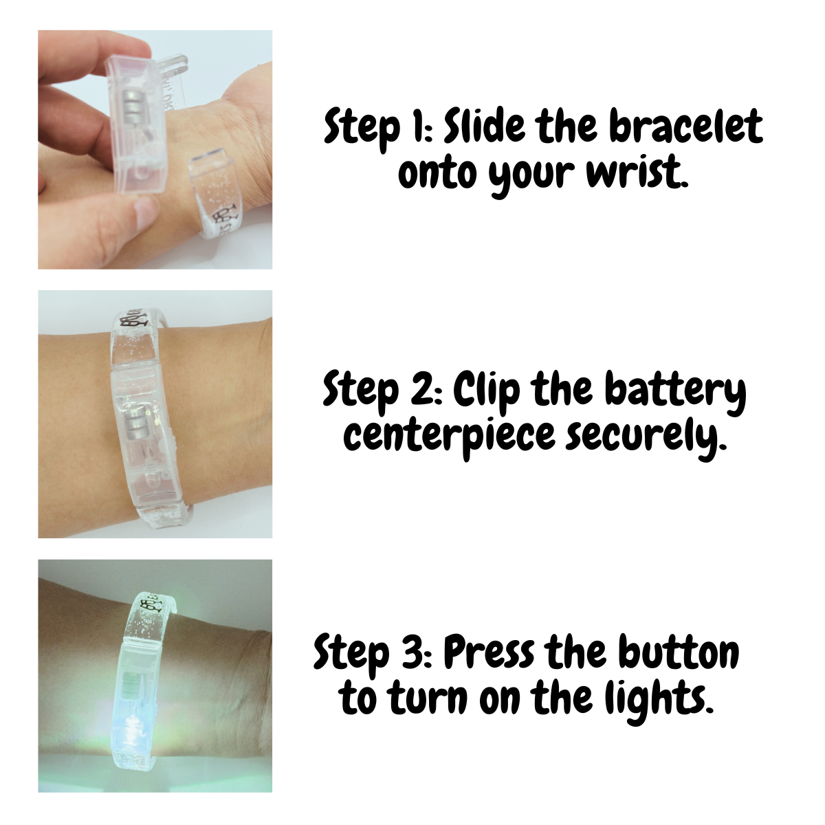 Multicolor LED Glow Bracelet