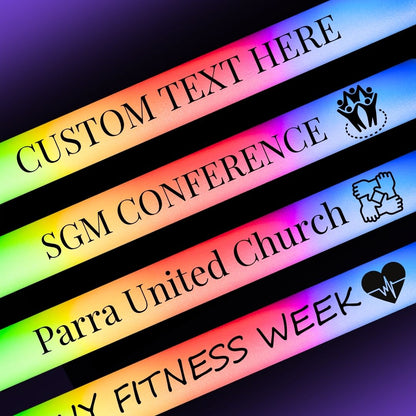 Custom-Made Glow Sticks