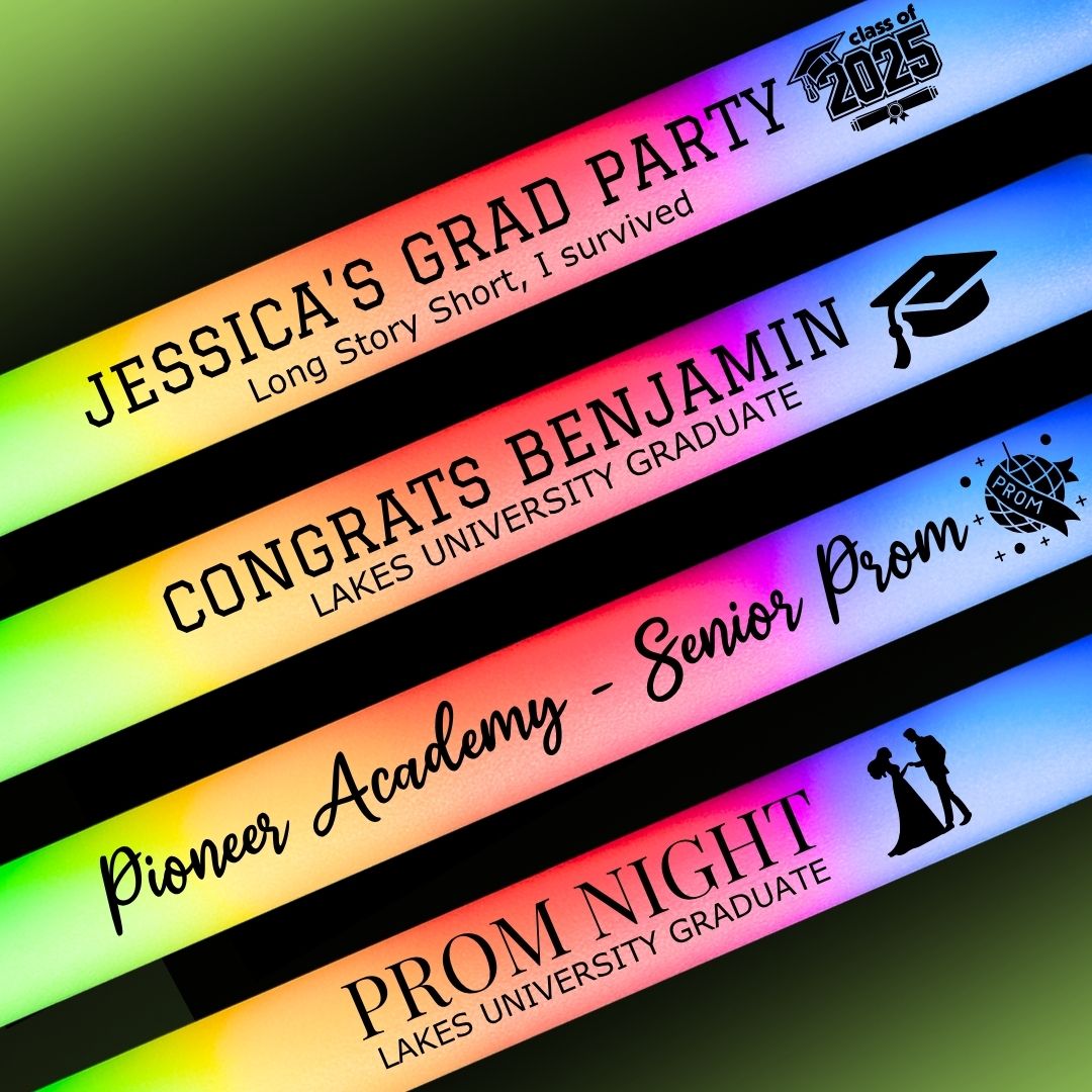 Graduation &amp; Prom Glow Sticks