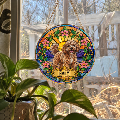 Custom Pet Portrait Suncatcher
