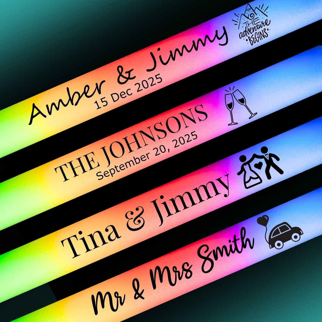 Custom-Made Glow Sticks